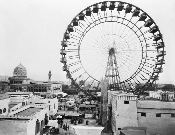 Ferris Wheel at Chicago Exposition